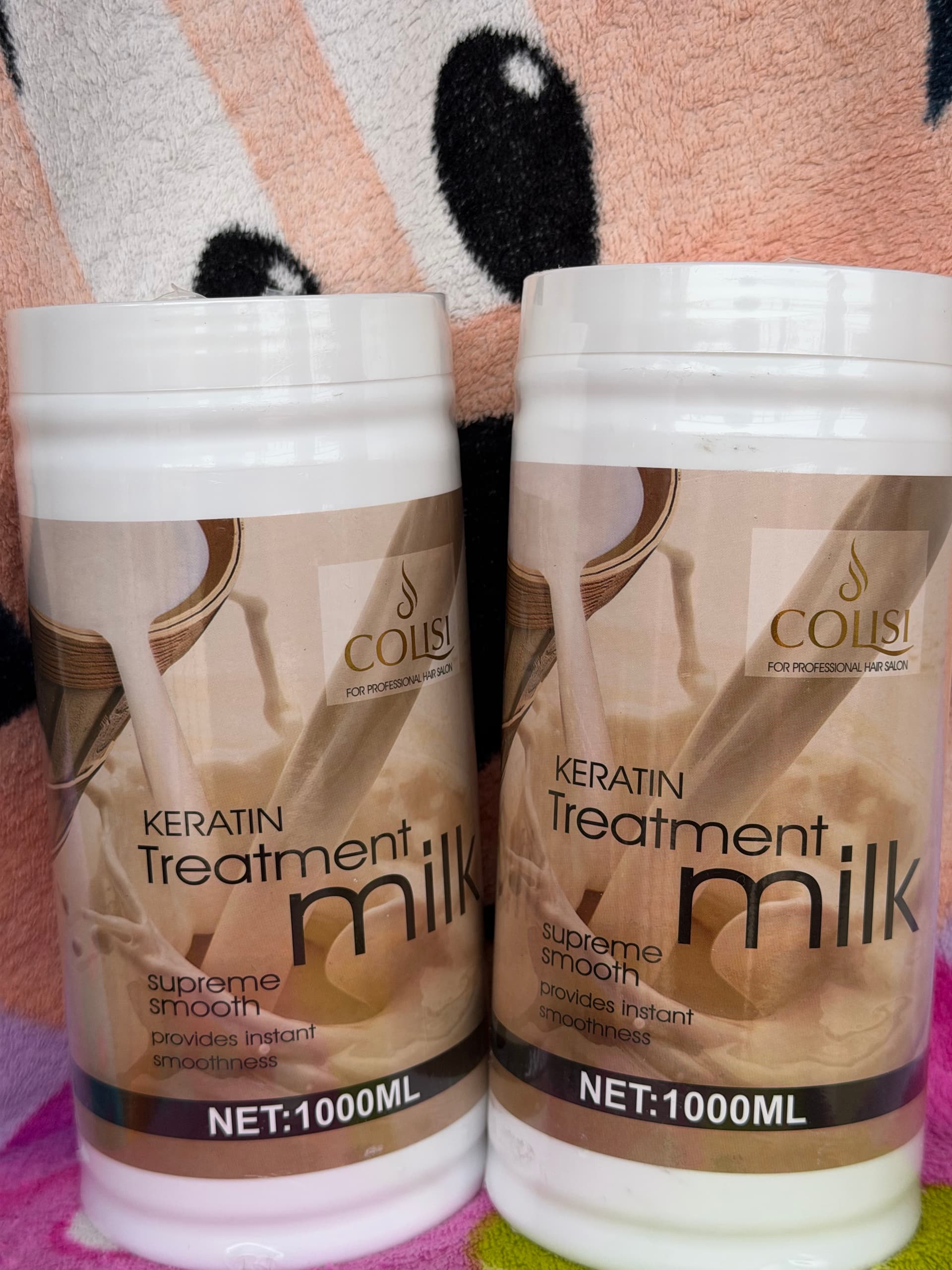Keratin treatment milk