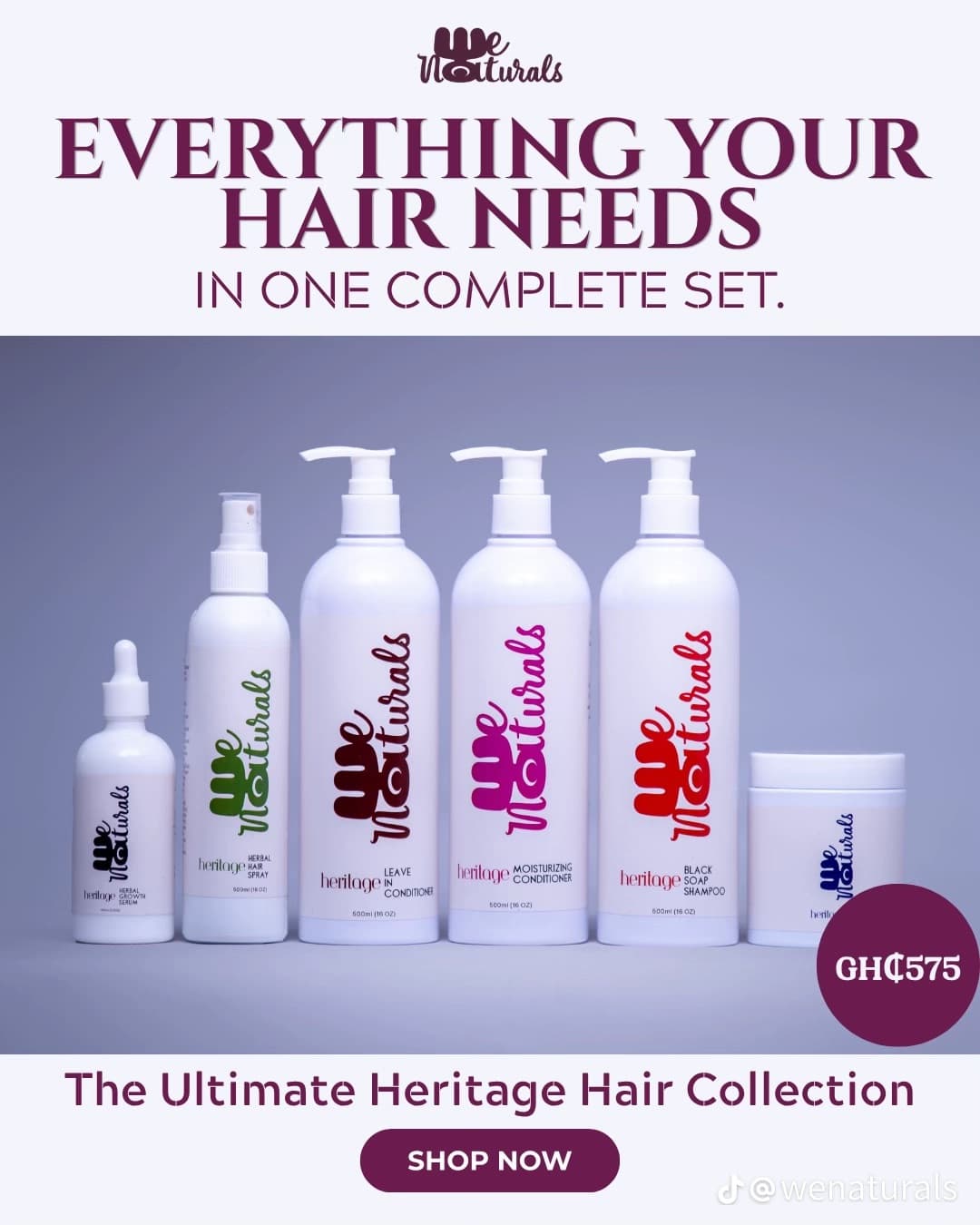 We naturals heritage set